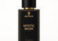 Mystic Musk by ALFAHA – 50ml unisex perfume bottle, musky powdery Eau de Parfum on white background