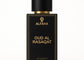 Oud Al Rasaqat by ALFAHA – 50ml men's perfume bottle, oriental ambery Eau de Parfum on white background