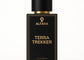Terra Trekker by ALFAHA – 50ml men’s perfume bottle, earthy woody Eau de Parfum on white background